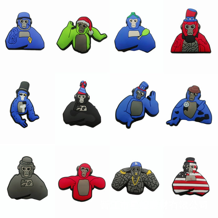 Wholesale Cave shoes, shoe buckles, cartoon cute PVC drip molded shoe flowers, detachable shoe accessories in stock