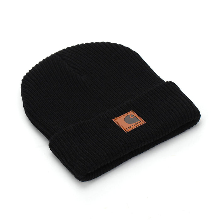 Wholesale Solid color warm woolen hat