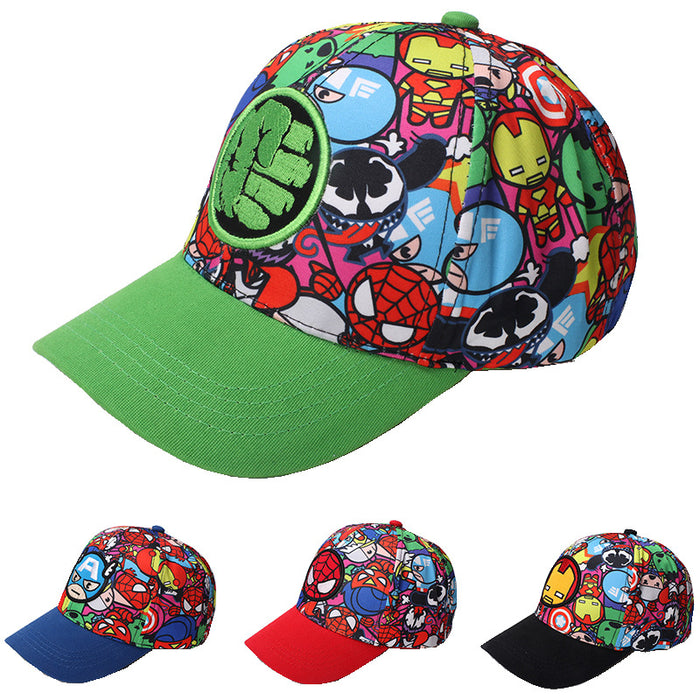 Wholesale Kids Cartoon Baseball Cap Adjustable Sunscreen Everyday Hat
