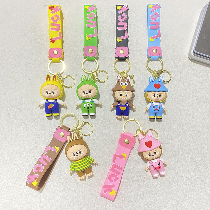 Wholesale Cross-Dressing Cute Series Keychain Car Backpack Doll Gift Keychain