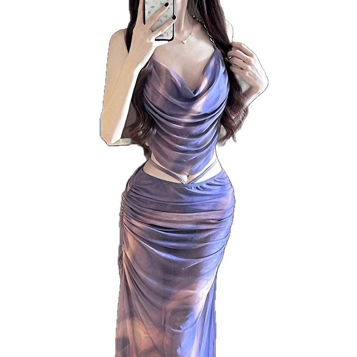 Wholesale Bikini swimsuit split skirt fashion three piece set sexy swimsuit