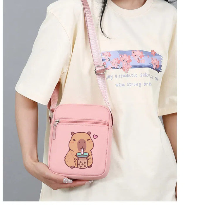 Wholesale Printed Colorful Small Square Bag Casual Popular Cute Shoulder Bag