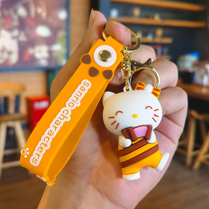 Wholesale Cartoon Doll Silicone Keychain JDC-KC-Tingm229