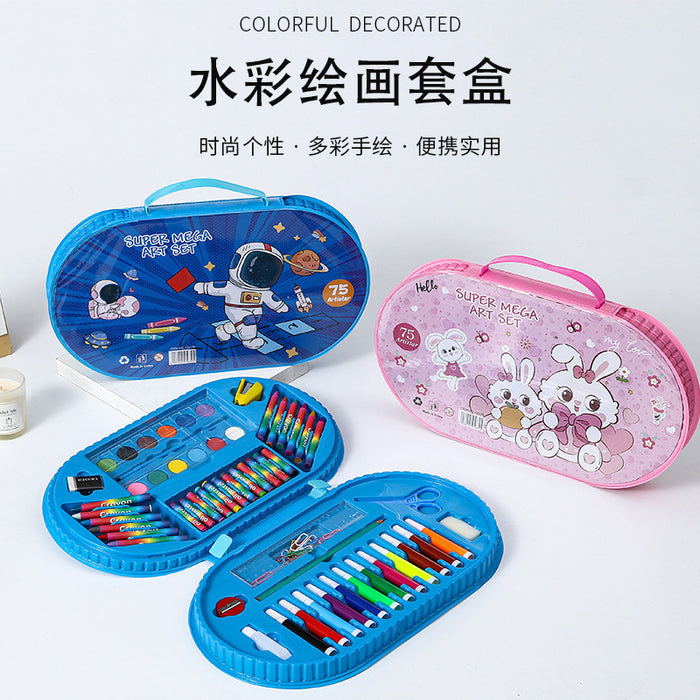 Wholesale 75-Color Brush Combination Watercolor Pen Safe and Washable