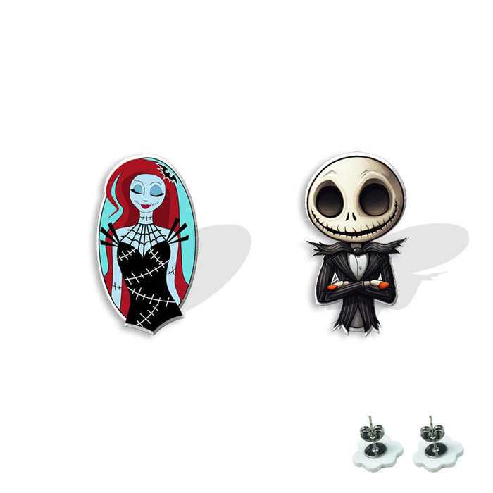 Wholesale  earrings heat shrink earrings acrylic earrings