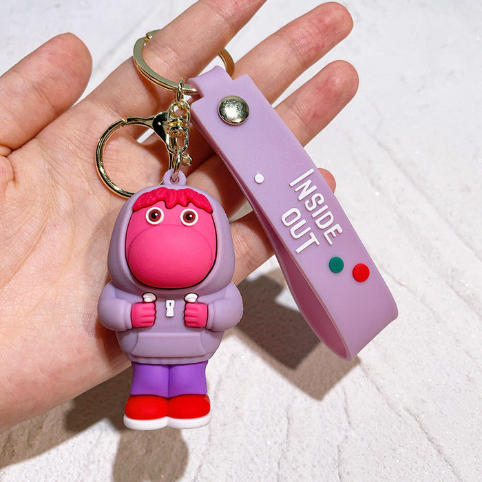 Wholesale PVC Cartoon Three-dimensional Keychain JDC-KC-Qiwei029