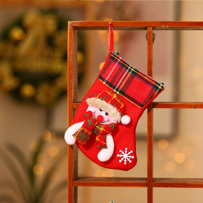 Wholesale Christmas stocking gift bags,  Christmas scene window display pendants,  Christmas decorations,  children' s candy bags