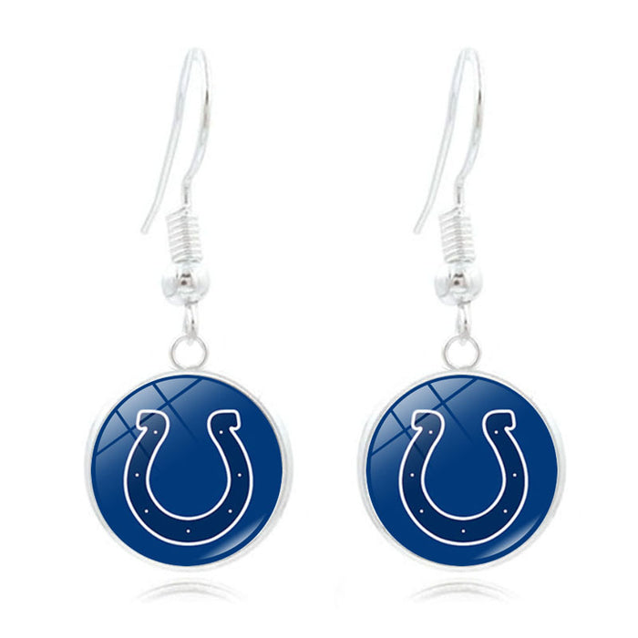 Wholesale Football Team  Pattern Earrings   Ear Jewelry