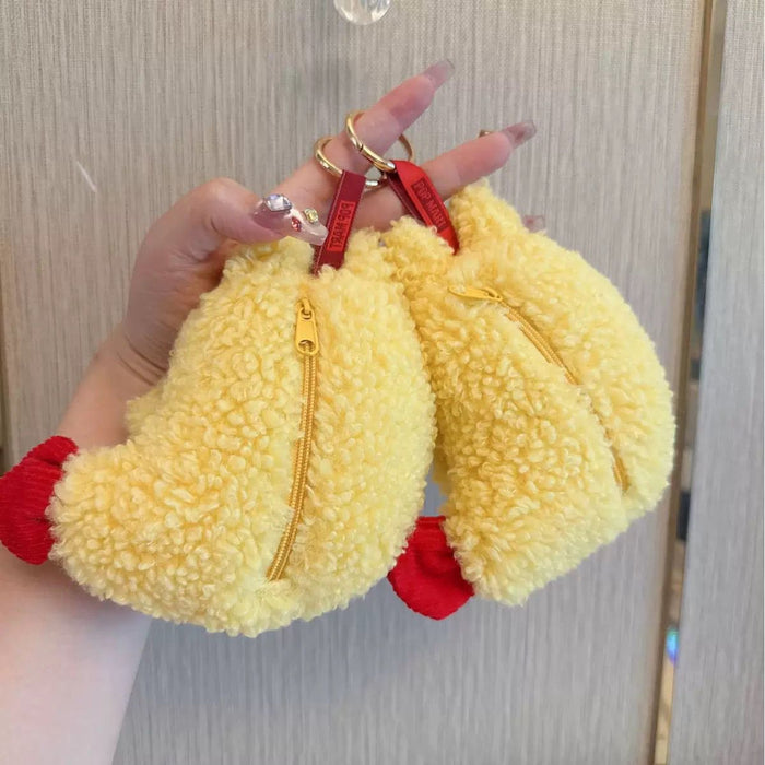 Wholesale Fried Shrimp Series Cute Tempura Headphone Bag Vinyl Plush Pendant Doll Weird Taste Convenience Store Series