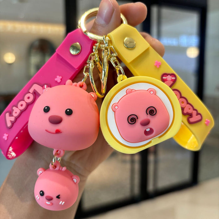 Wholesale Cute Cartoon PVC Keychains JDC-KC-PengYu39