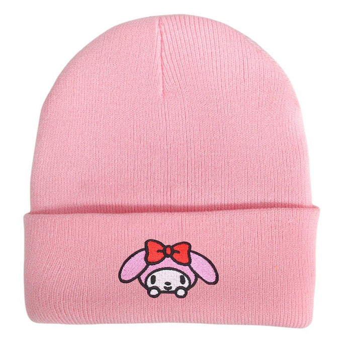 Wholesale Cartoon Embroidery Acrylic Wool Knitted Hat JDC-FH-Shengn004