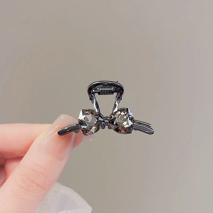 Wholesale bow rhinestone small gripper side Princess clip headdress