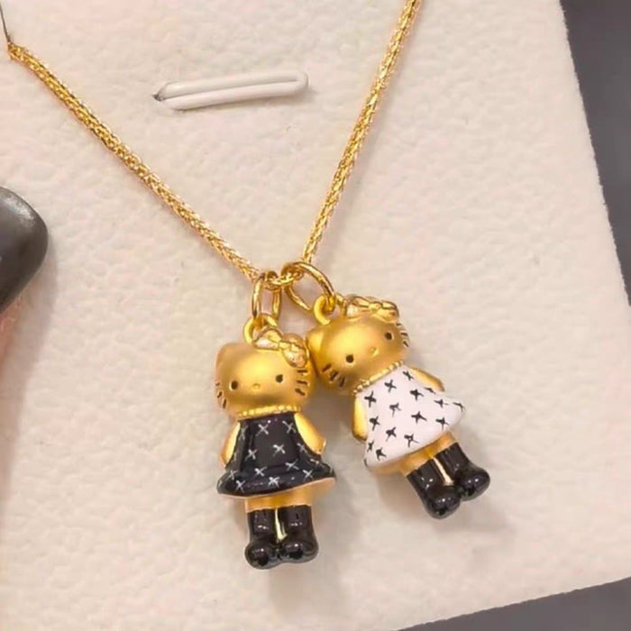 Wholesale Cute Cat Pendant Necklace