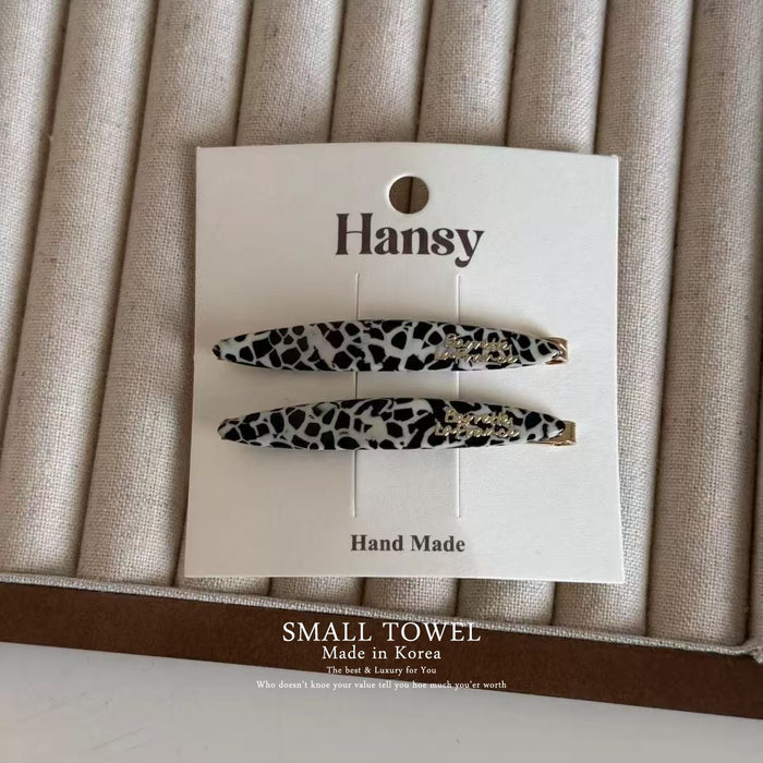 Wholesale High end hair clip with side bangs, broken hair, straight clip headband, temperament hair clip