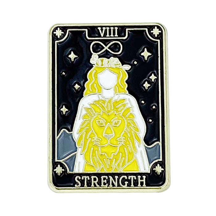 Wholesale Chic Zodiac Contion Brooch Pin Zinc Alloy Baking Paint MOQ≥2