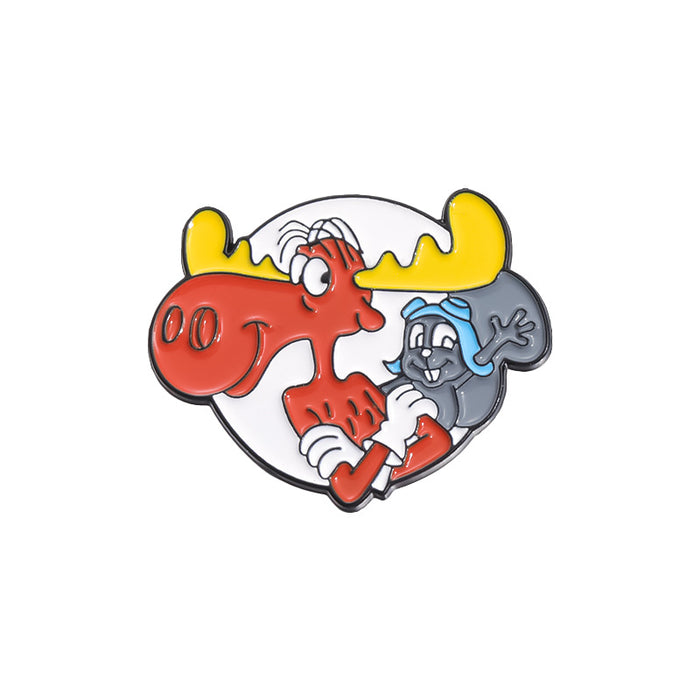 Wholesale Cartoon Animal Puppy Creative Flower Brooch