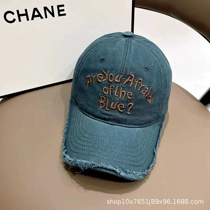 Wholesale New baseball cap, personalized retro edged duckbill cap, fashionable and versatile