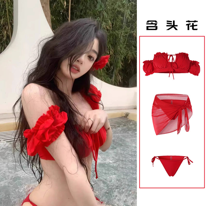 Wholesale Bikini split swimsuit, high-end and sexy seaside