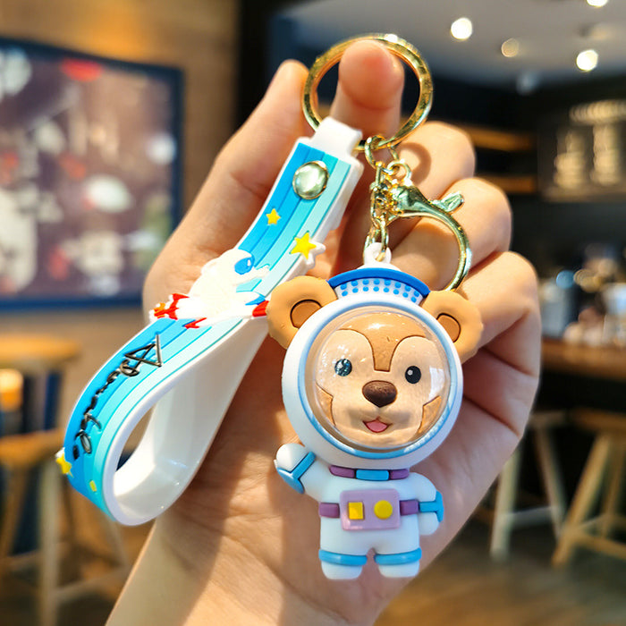 Wholesale Silicone Cartoon Doll Keychain JDC-KC-Tingm154