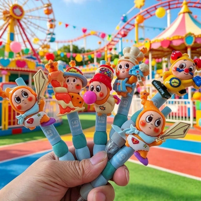 Wholesale Cute Cartoon Animal Gel Pen Set 0. 5mm St Tip Plastic Shell Bulk
