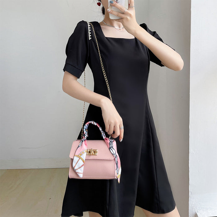 Wholesale Bags Fashionable Women's Handbags Niche Designs Scarves Mini Chain Bags Single Shoulder Crossbody Bags JDC-SD-JF002