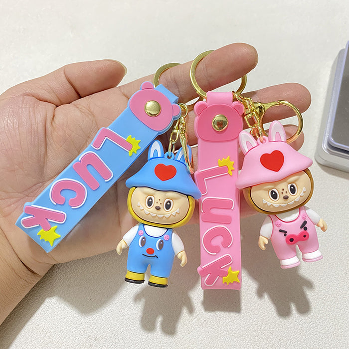 Wholesale Cross-Dressing Cute Series Keychain Car Backpack Doll Gift Keychain