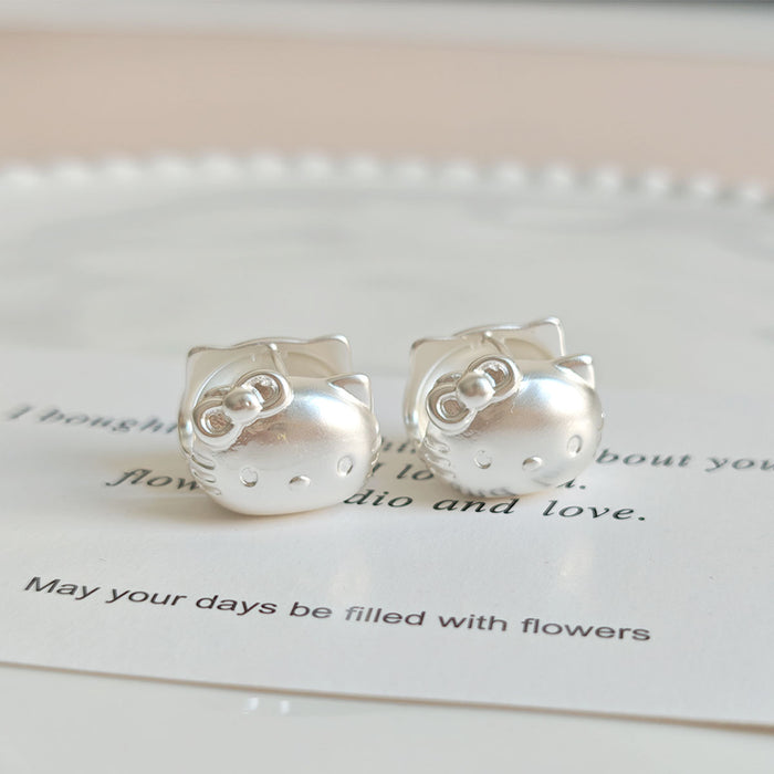 Wholesale Simple matte 3D cat ear clips