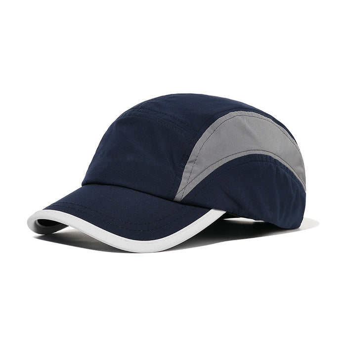 Wholesale Quick drying duckbill cap workwear, outdoor breathable sealed baseball cap, drawstring hat