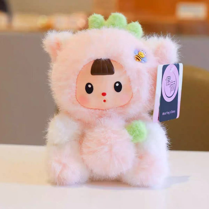 Wholesale Cute pet zoo series plush toy cute little animal doll doll children' s birthday gift