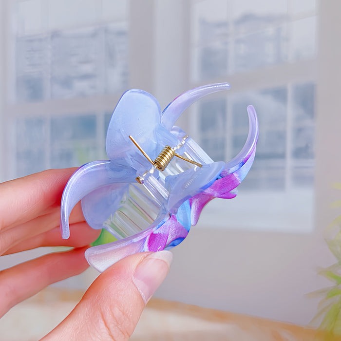 Wholesale Cute cartoon plastic egg flower shaped hair clips