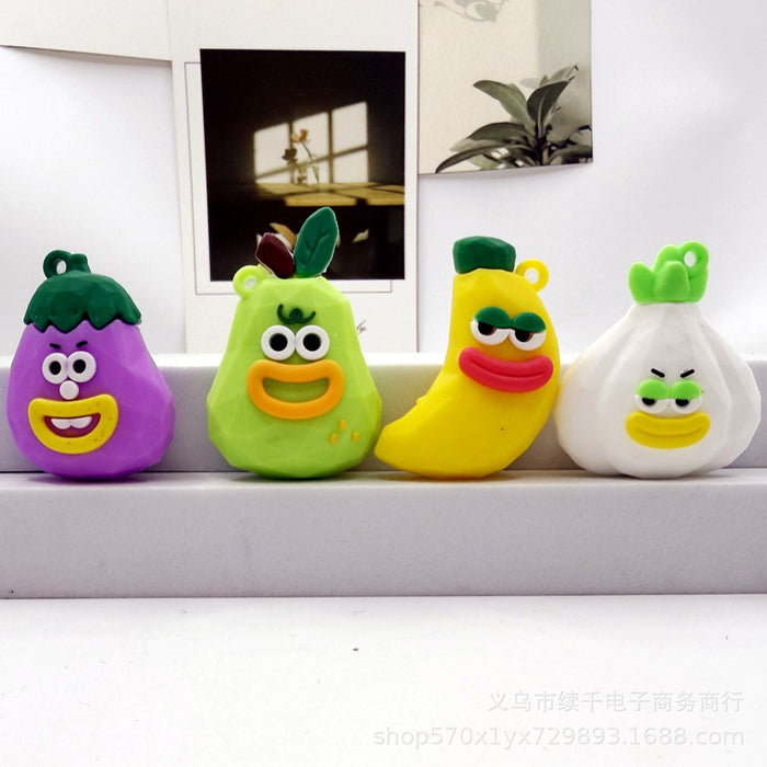 Wholesale Cartoon and funny keychain pendant, figurine blind box, handmade accessory keychain