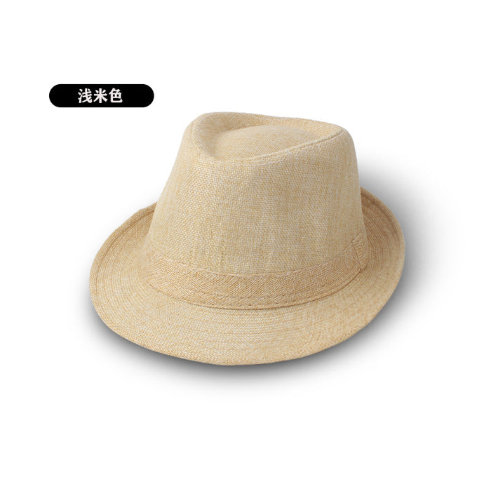 Wholesale Linen Hat Jazz Hat Stage Hat Linen Material JDC-FH-DG016