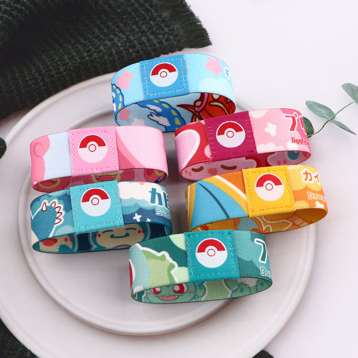 Wholesale 10pcs Pet Print Bracer Washable Animation Sports Elastic Wrist Strap