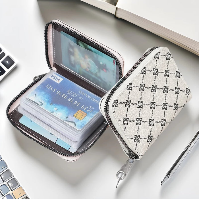 Wholesale Solid Color Super Light PU Card Wallet Unisex Daily Matching Fashion Accessory MOQ≥3