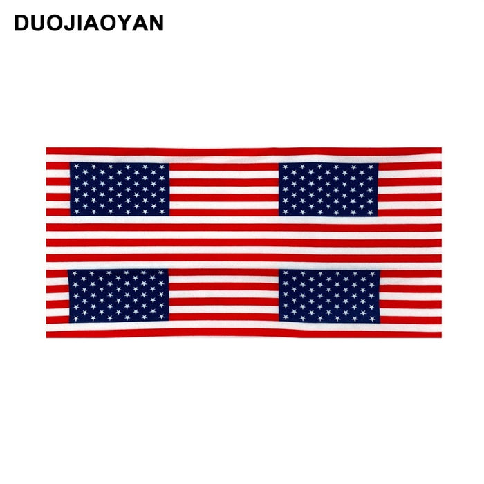 Wholesale Printed Flag Pattern Sports Headband Polyester Stretchy Wide Edge Everyday Styling
