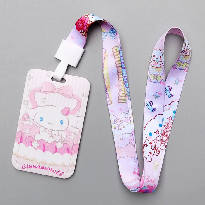 Wholesale Cartoon Style Plastic Card Holder With Neck Strap For Everyday Campus Use Stylish Gift