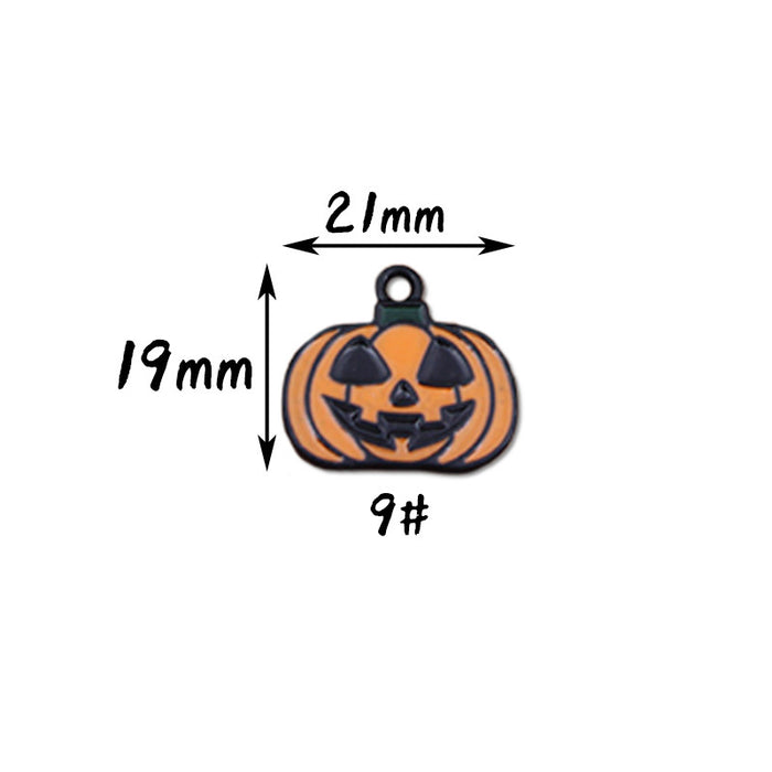 Wholesale 10pcs  Series  Alloy Dripping Oil Earrings Pendants Jewelry Accessories Factory