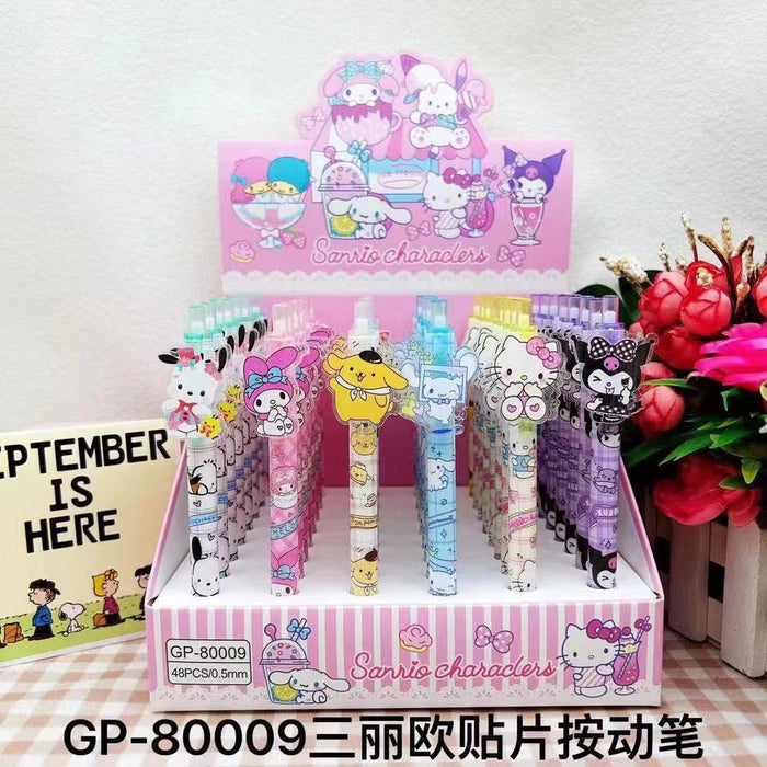 Wholesale Cartoon press gel pen patch cute high color value modeling gel pen bullet sign pen