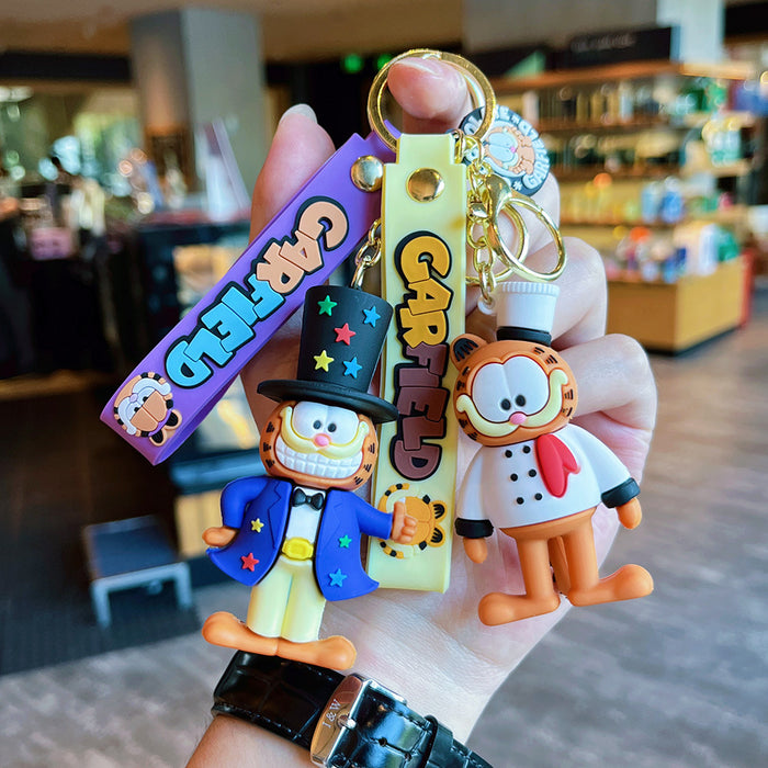 Wholesale Cartoon Cowboy Keychain Cross-Dressing Doll Couple Bag Pendant Boutique Student School Bag Pendant