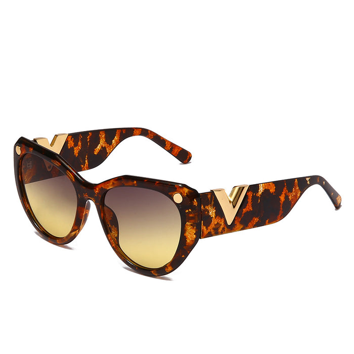 Wholesale PC large frame leopard print sunglasses JDC-SG-HNB006