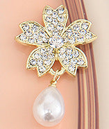 Wholesale Alloy Accessories Pearl Tassel Love Pendant Accessories