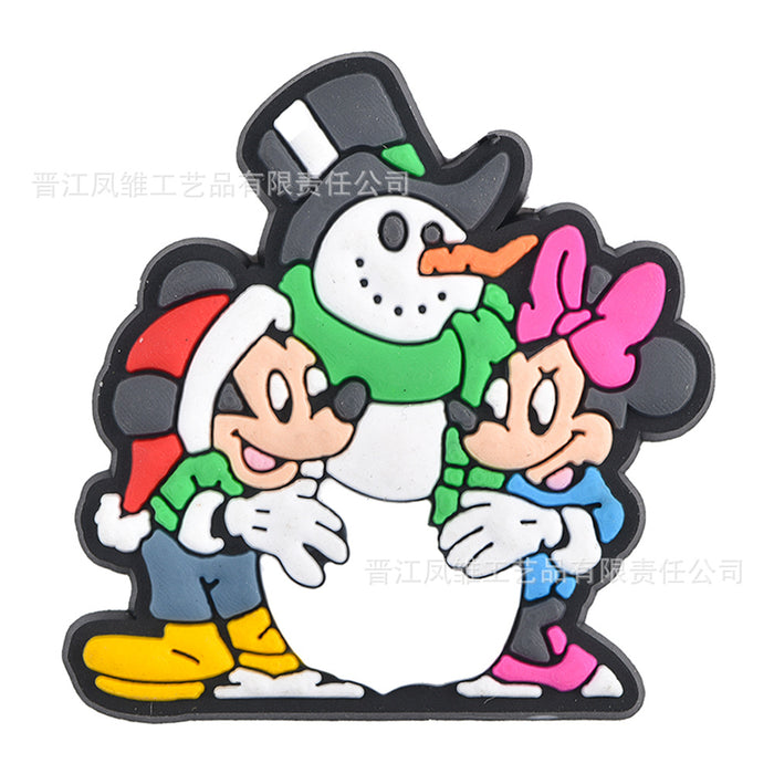 Wholesale 50pcs Christmas Shoes Charms  soft rubber shoes accessories decoration