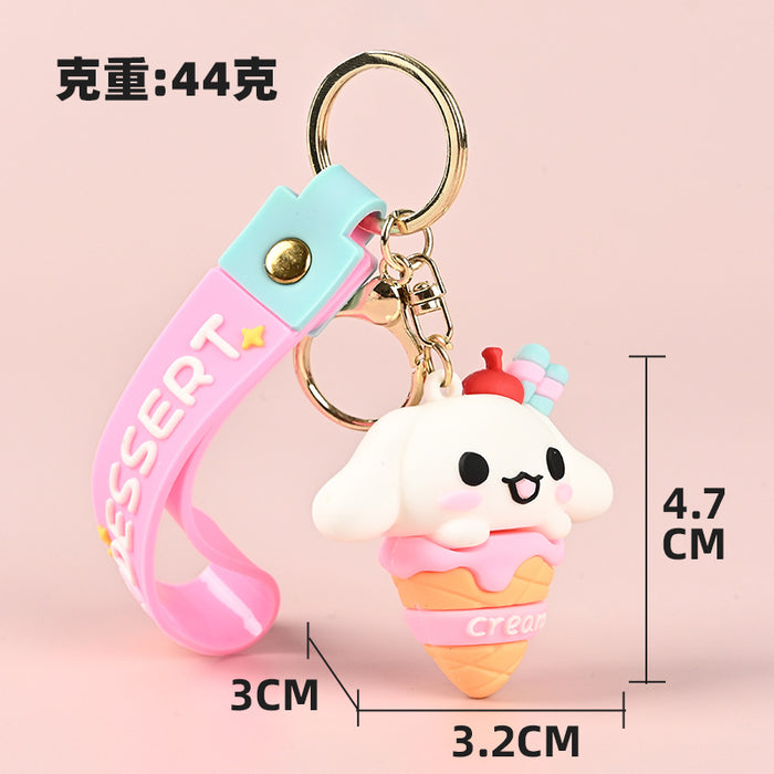 Wholesale Cartoon Cute PVC Soft Keychain Pendant Fashion Accessory Gift MOQ≥10