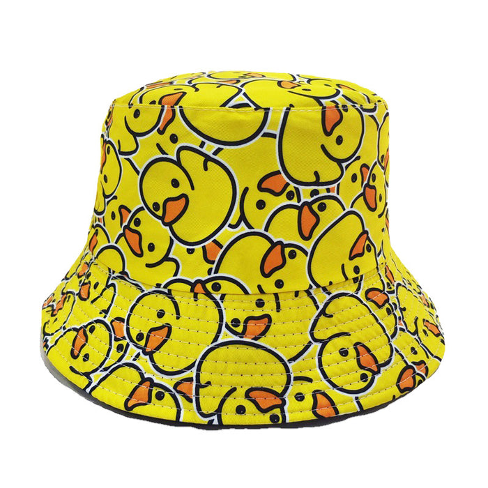 Wholesale Cartoon Print Cotton Bucket Hat JDC-FH-BoD017