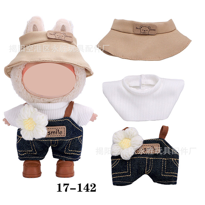 Wholesale 10pcs/set Doll clothes vinyl plush doll can be worn to replace clothes