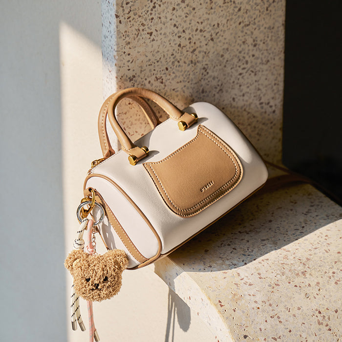 Wholesale Leather handbag, new versatile and fashionable shoulder bag, commuting high-end feeling, large capacity crossbody bag