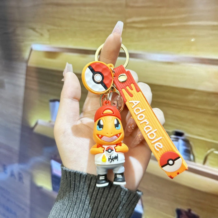 Wholesale Pokémon Cartoon Pokémon Pikachu Keychain JDC-KC-HanC001
