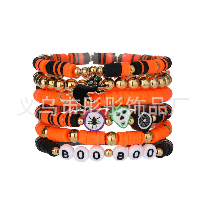 Wholesale  colorful soft y bracelet personality  niche bracelet suit