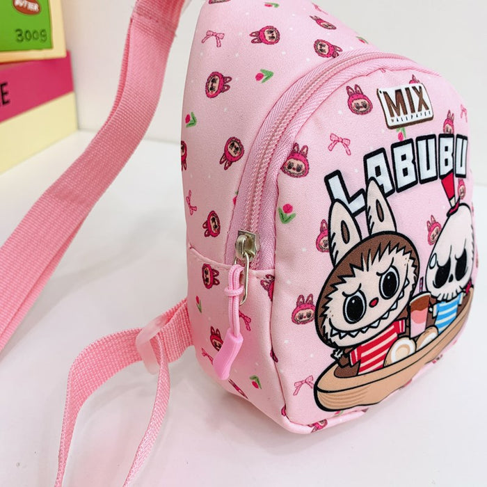 Wholesale Kidsren' s Chest Bag Cartoon Cute Small Backpack Kindergarten Messenger Bag Outdoor Coin Purse