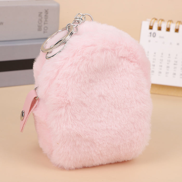Wholesale Plush small change purse mini cartoon cute wallet